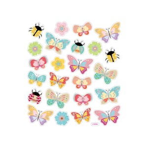 KLISTREMERKER SOMMERFUGLER OG MARIHØNER