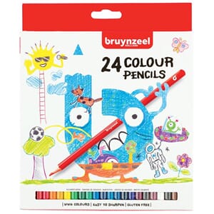 BRUYNZEEL KIDS FARGEBLYANTER 24STK