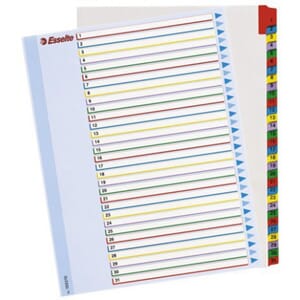 REGISTER A4 MAXI 1-31 OVERSKRIVBAR MYLAR