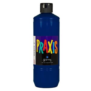 PRAXIS SKOLEFARGE 500ML 2336 MARINEBLÅ