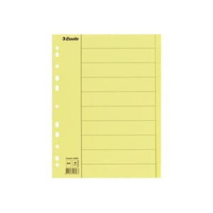 SKILLEBLAD A4 10-DELT MAN.GUL