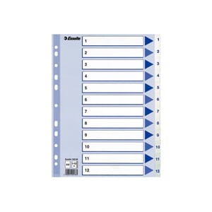 REGISTER A4 1-12 PLAST