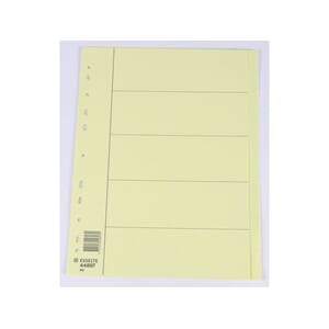 SKILLEBLAD A4 5-DELT MAN.GUL