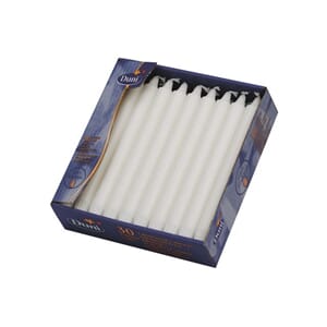 LYS KRONELYS 100% 24CM HVIT (30)