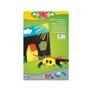 TEGNEBLOKK FARGA ARK A4 80G 100 BLAD MAILDOR