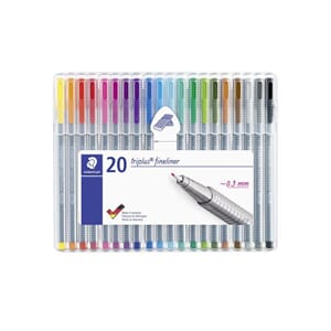 FINELINER STAEDTLER TRIPLUS ASS 0,3MM (20)