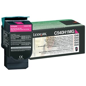 TONER LEXMARK MAGENTA RP HY C540H1MG