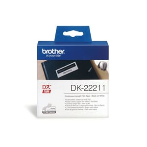 ETIKETT BRITHER DK-22211 29MM x 15,24M HVIT