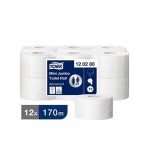 TOALETTPAPIR TORK ADV MINI JUMBO 2L (T2)