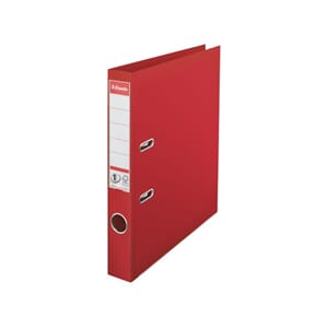 SMALORDNER A4 50MM NO1 RØD