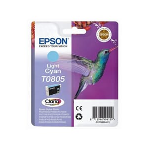 BLEKK EPSON T0805 LIGHT CYAN 7,4ML