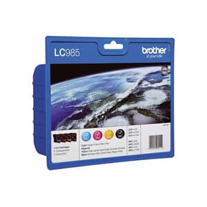 BLEKK BROTHER LC985 VALUE PACK B/C/M/Y