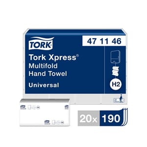 HÅNDTØRK H2  XPRESS MULTIFOLD (190) 471146 (20 PK)