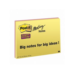 POST-IT MØTEROMSBLOKK NEON 200X149MM (4)