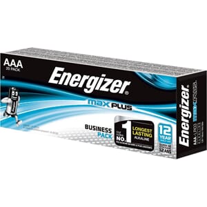 BATTERI AAA ENERGIZER MAX PLUS (20)
