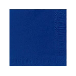 SERVIETT DUNI 3L 33CM MØRK BLÅ(125)