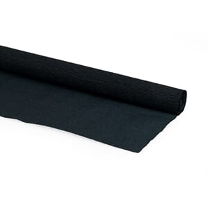 KREPPAPIR 50X250CM 32G SORT