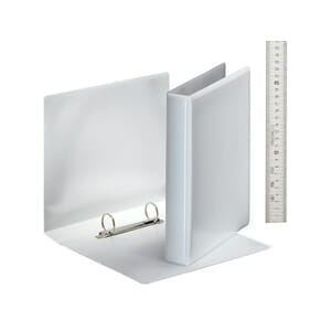 INNSTIKKPERM A5 2DR/25MM M/2 LOMMER HVIT