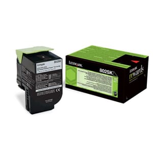 TONER LEXMARK 802 SVART 2,5K