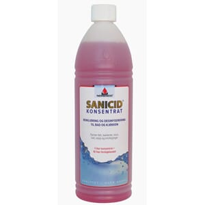SANICID KONSENTRAT - RENGJØR OG DESINFISERER 1L