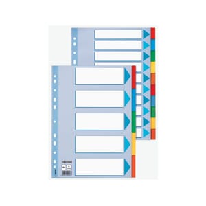 SKILLEBLAD A4 5-DELT 5-FARG