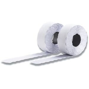 PRISETIKETT 26x16 MM HVIT LIM 1,1 (1200)