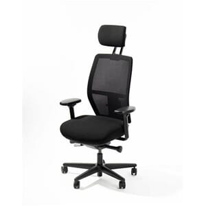 KONTORSTOL SAVO M6 MASH RYGG MYKT SETE M/NAKKEST. 2D ARMLENE