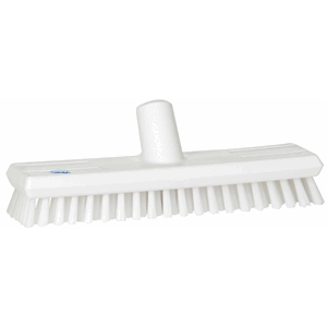 GULVBØRSTE M/VANNGJ.STIV 27CM HVIT