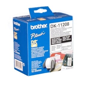 BROTHER ADRESSEETIKETTER DK-11208 38x90 HVIT (400)