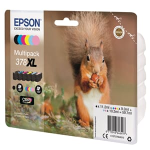 BLEKK EPSON 378XL MULTIPAKKE