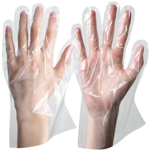 ENGANGSHANSKE LDPE KLAR ONE SIZE (100)