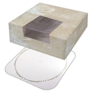 KAKEESKE MED BRETT 22x22x10 CM MED VINDU 5-PK