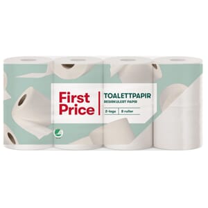TOALETTPAPIR ØKONOMI FIRST PRICE 2 L (64)