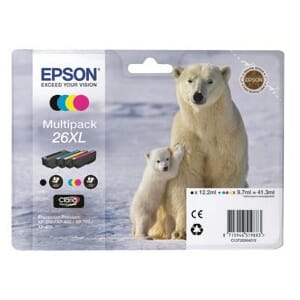 BLEKK EPSON 26XL MULTIPACK