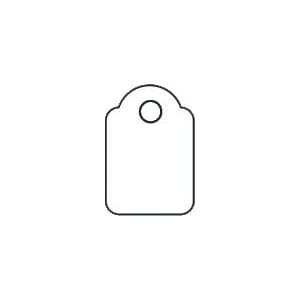 PRISLAPP M/TRÅD 13X20MM (500)