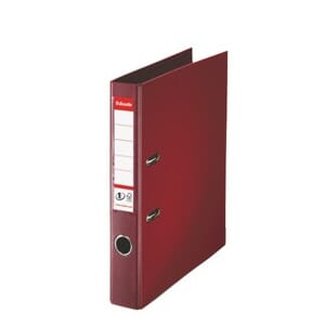 SMALORDNER A4 50MM NO1 VINRØD