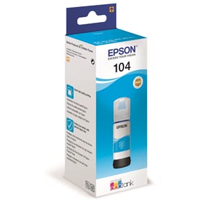 BLEKK EPSON 104 CYAN 65ML ECO TANK