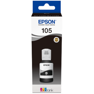 BLEKK EPSON 105 SORT ECO TANK 140ML