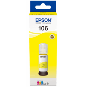 BLEKK EPSON 106 YELLOW ECO TANK 70ML