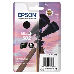 BLEKK EPSON T502 SORT