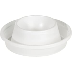 EGGEGLASS HVIT 10CM DIAMETER (100)