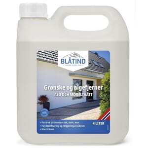 GRØNSKE OG ALGEFJERNER BLÅTIND 4 LITER
