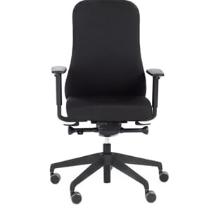 KONTORSTOL YOU M/ARMLENER SORT