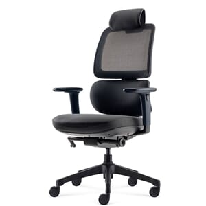 COMFORT SEAT PLUSS M/NAKKES. OG ARML. SORT