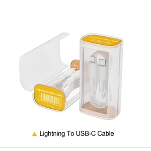 KABEL 1M LIGHTNING TIL USB-C