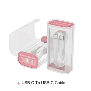 KABEL 1 METER USB-C TIL USB-C