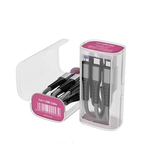 KABEL 3 I EIN PAKKE USB 1,2METER