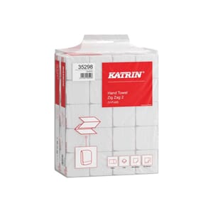 HÅNDTØRK KATRIN ZIG ZAG 2 LAGS (4000 ARK)