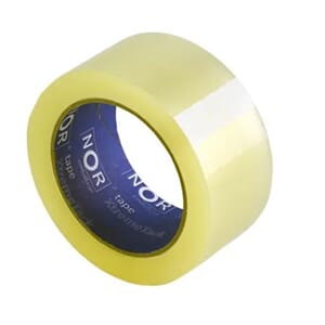 EMBALLASJETAPE NOR XT 48MMX66M KLAR STØYSVAK