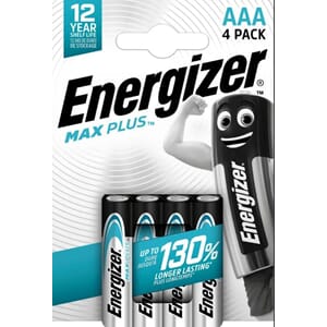 BATTERI ENERGIZER ALKALINE MAX PLUS. AAA(4)